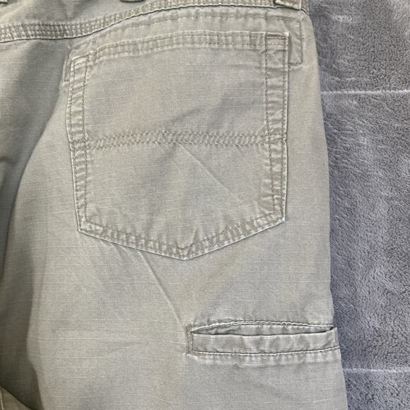 Wrangler Pants Men 38x32 Tan Riggs Workwear Light Weight Rip Stop Cotton Utility - Picture 5 of 11